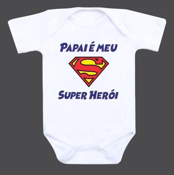 Body "Papai é meu super herói"