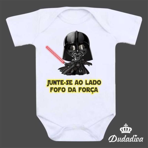 Body Star Wars "Junte-se ao lado fofo da força"